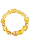 Amber bracelet with decorative inserts