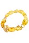 Amber bracelet with decorative inserts