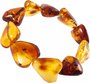 Bracelet made of multi-colored amber “Cupid”