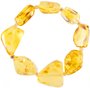 Amber bracelet in light shades “Meline”