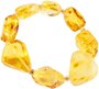 Amber bracelet in light shades “Meline”