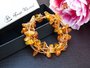 Multi-row amber bracelet