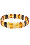 Bracelet made of amber plate stones