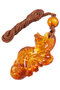 Amber pendant "Seahorse"