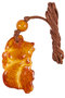 Amber pendant "Fish"