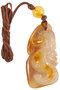 Amber pendant “Seahorse”