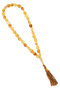 Muslim rosary made of polished amber