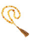 Muslim rosary made of polished amber