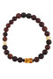 Amber bracelet with contrasting inserts