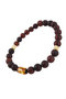 Amber bracelet with contrasting inserts