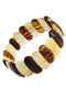 Bracelet made of amber plate stones