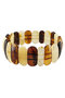 Bracelet made of amber plate stones