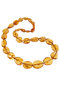 Amber beads made of stones