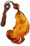 Amber pendant “Fish”