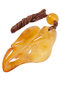 Amber pendant "Leaf"