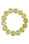 Bracelet made of greenish amber beads