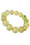 Bracelet made of greenish amber beads