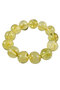 Bracelet made of greenish amber beads