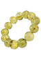 Bracelet made of greenish amber beads