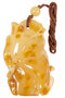 Carved amber pendant “Fish”