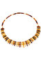 Amber bead necklace NP174-001