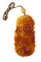 Amber pendant on a cord “Dragon”