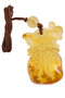 Carved amber pendant “Bag”