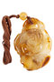 Pendant carved from amber “Rose”