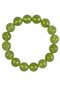 Bracelet made of green amber balls