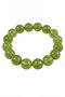 Bracelet made of green amber balls