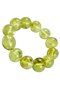 Bracelet made of greenish amber beads