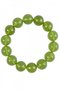 Bracelet made of green amber balls