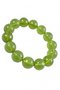 Bracelet made of green amber balls