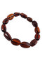 Bracelet made of polished amber stones