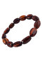 Bracelet made of polished amber stones