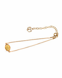 Silver bracelet with gold plating "Elio"