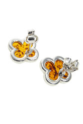 أقراط من الفضة “أربع أوراق البرسيم”