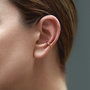 Silver zircon Ear Cuff