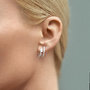 Silver Zircon Earrings