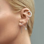 Silver Zircon Earrings