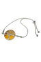 Silver bracelet with amber “Tree of Life”