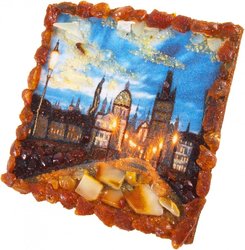 Souvenir magnet “Evening Charles Bridge. Prague"