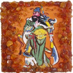 Souvenir magnet “Sacred Warrior Guan Yu”