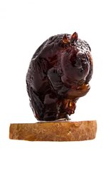 Solid amber figurine “Fisherman”