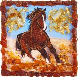 Souvenir magnet “Gallop” (Bruno Tina Augusto)