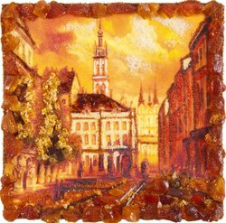 Souvenir magnet “Ancient Lviv. Market Square"