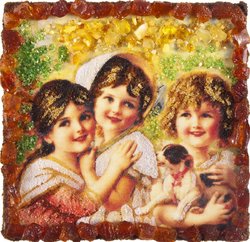 Souvenir magnet “Chorus Girls” (Emile Vernon)