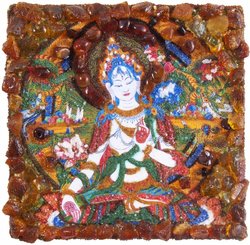 Souvenir magnet “White Tara”