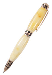 Pen decorated with amber SUV000640-001