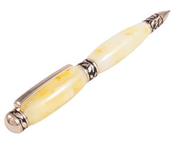 Pen decorated with amber SUV000640-001